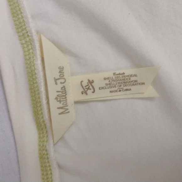 Matilda Jane Cream with Green Stripe Adjustable Tunic, Size XL - Picture 10 of 10